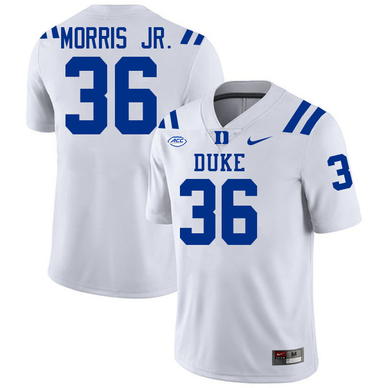 Nick Morris Jr. Duke Jersey,Duke Blue Devils #36 Nick Morris Jr. Jersey Youth College-White